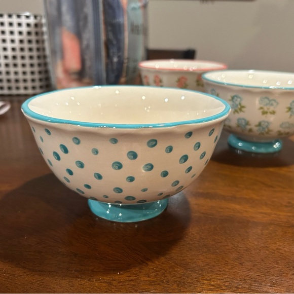 THE PIONEER WOMAN BLUE & RED BOWL SET - Picture 6 of 9